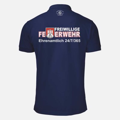 Ehrenamt Feuerwehr Poloshirt Hamburg