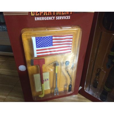 US FIRE Department Firefighter mit Zubehör