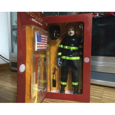 US FIRE Department Firefighter mit Zubehör