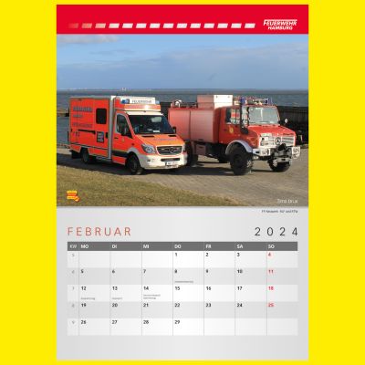 Feuerwehr Hamburg Kalender 2024