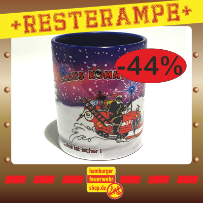 Kaffeebecher Claus kommt