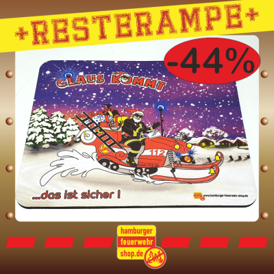 Mousepad Claus kommt