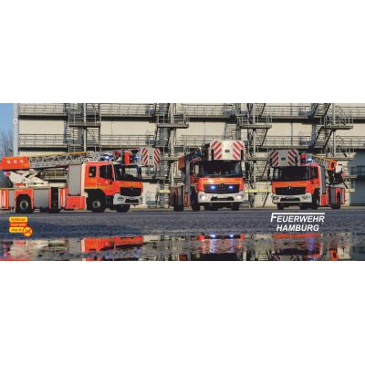 Feuerwehr Hamburg Drehleiter Motiv2, Becher