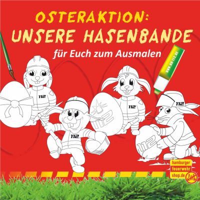 Kostenlose Feuerwehr Ausmalbilder als PDF zum Ausdrucken