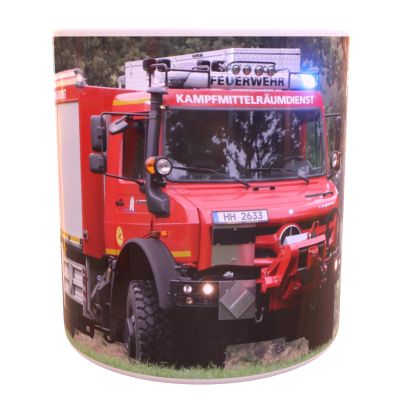 Feuerwehr Hamburg Kampfmittelräumdienst Unimog, Becher