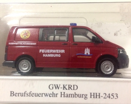 VW T5 "HH 2453" Feuerwehr Hamburg Kampfmittelräumdienst